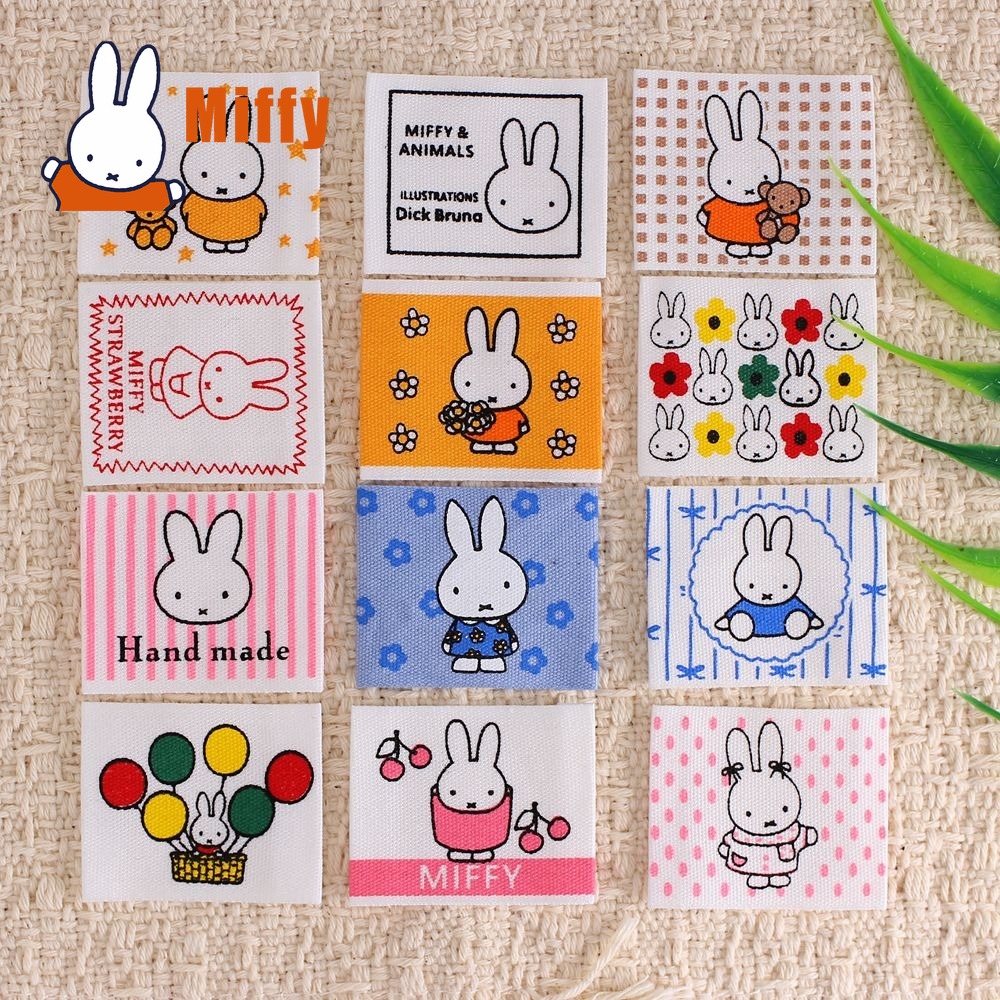 Embroidery Rabbit - Urocza naszywka z Miffy, słodki królik,
