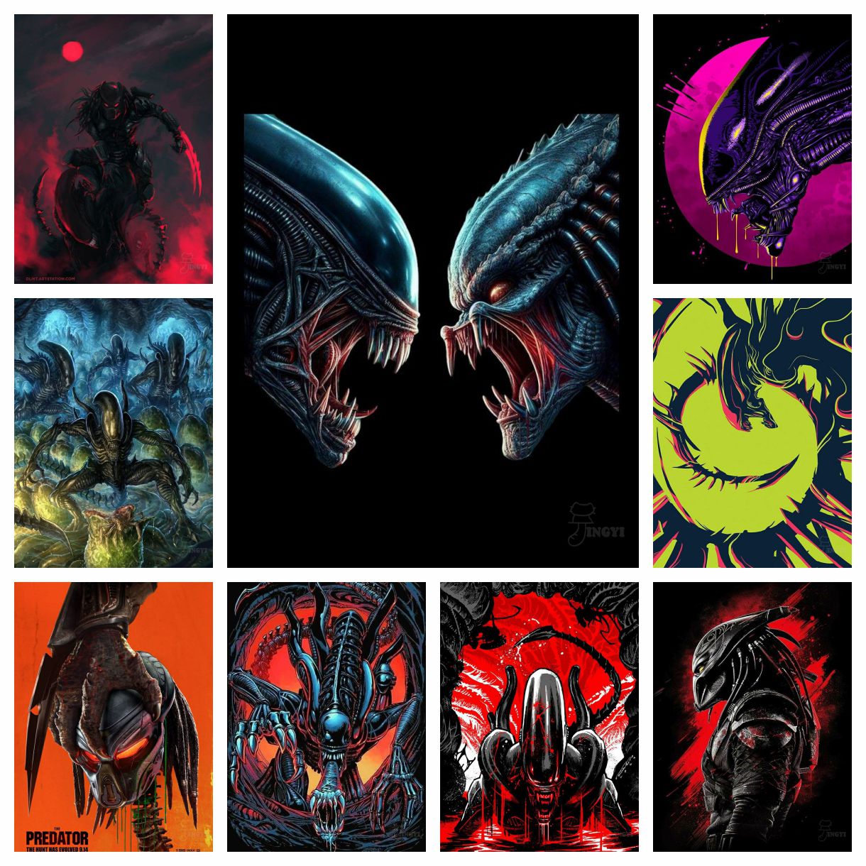 Embroidery Vs Stitching - 2025 Nowa Mozaika Diamentowa Alien vs
