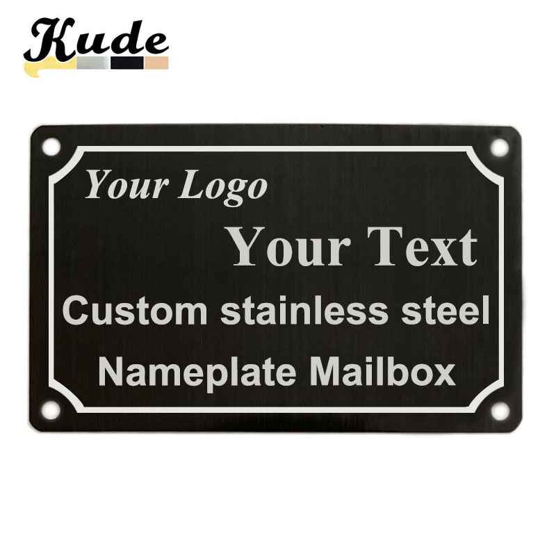 Embroidery Texture - Niestandardowa plakietka ze stali nierdzewnej z