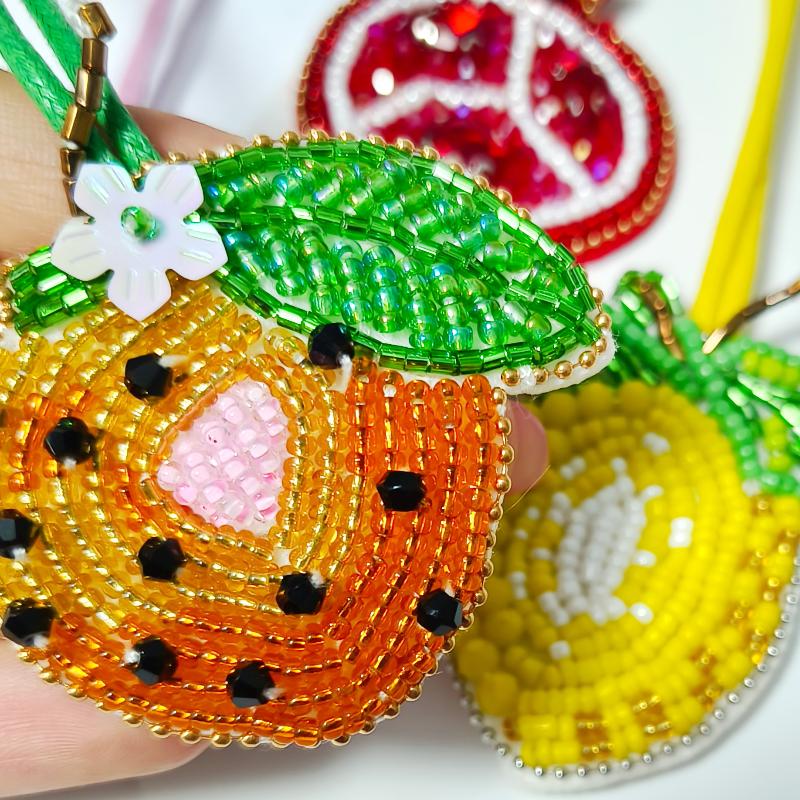 Embroidery Flower Pattern - Naszywki z koralikami i frędzlami 20
