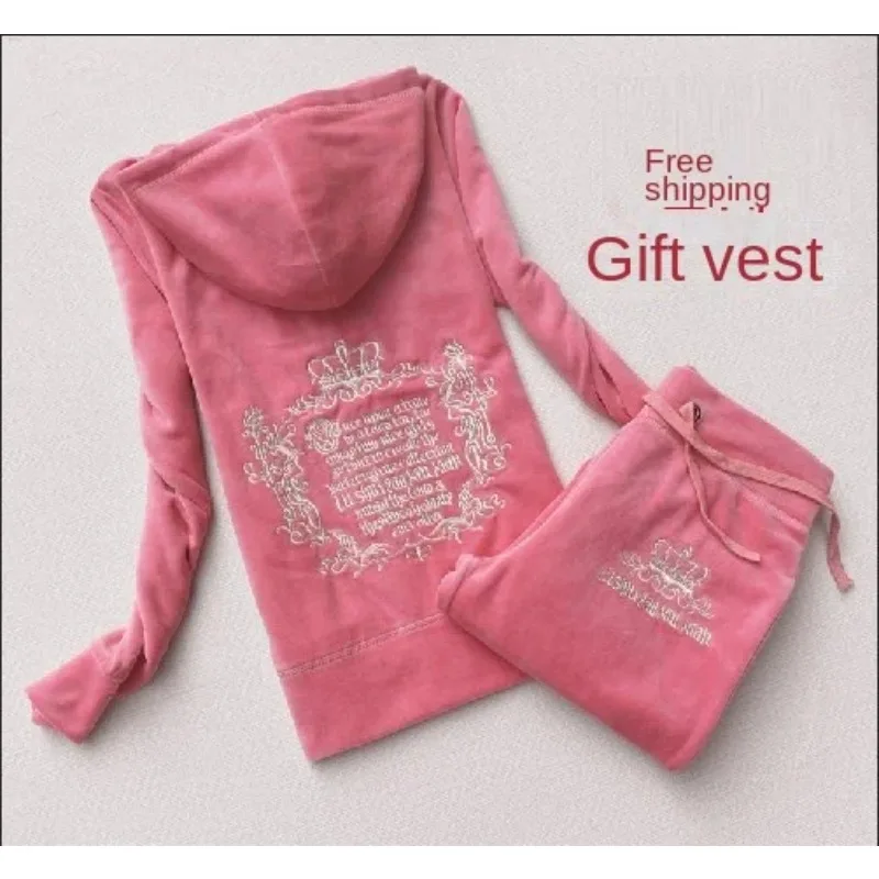 Embroidery Motif - Dres JC damski aksamitny damski welurowy
