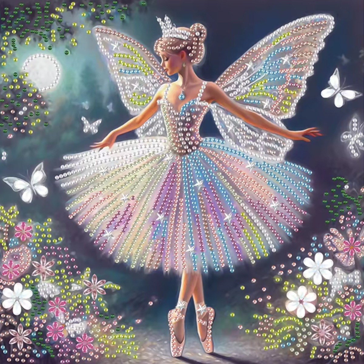 Embroidery Motif - Seria Wzorów Wróżek Motylkowych, Specjalny Kształt