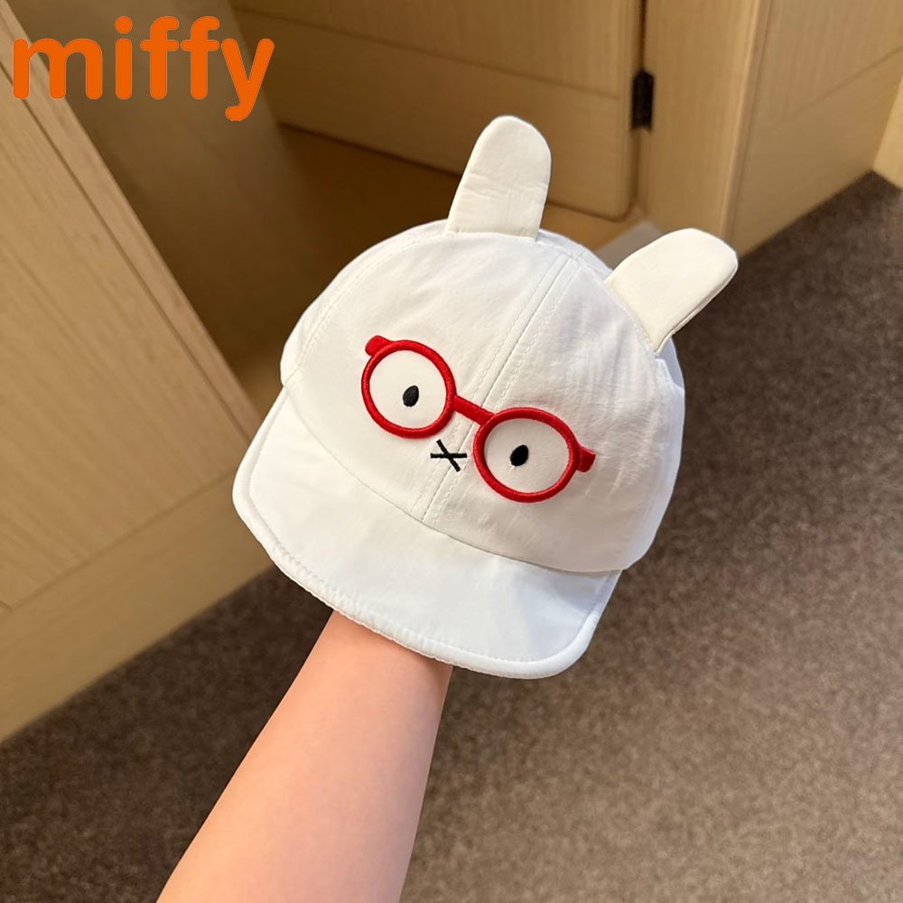 Embroidery Rabbit - Urocza czapka baseballowa Kawaii Miffy, nakładki