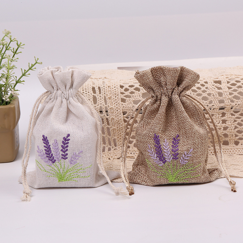 Embroidery House - 10 sztuk lawendowych woreczków z aromatem