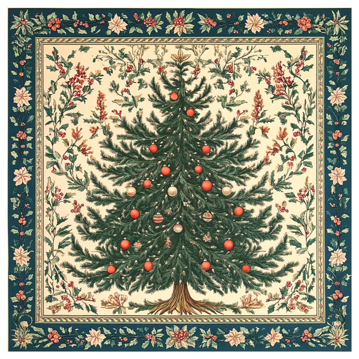 Embroidery Xmas - Zestaw do haftu krzyżykowego choinki DIY