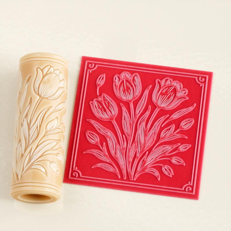 Wałek do gliny z motywem kwiat – Embroidery Texture recenzja i cena