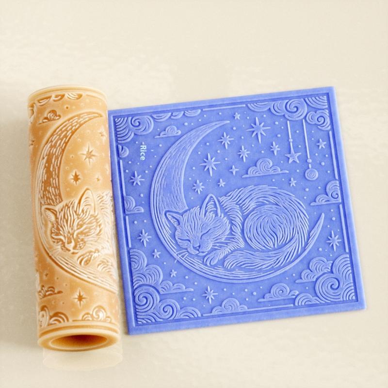 Wałek do gliny z motywem kwiat – Embroidery Texture recenzja i cena