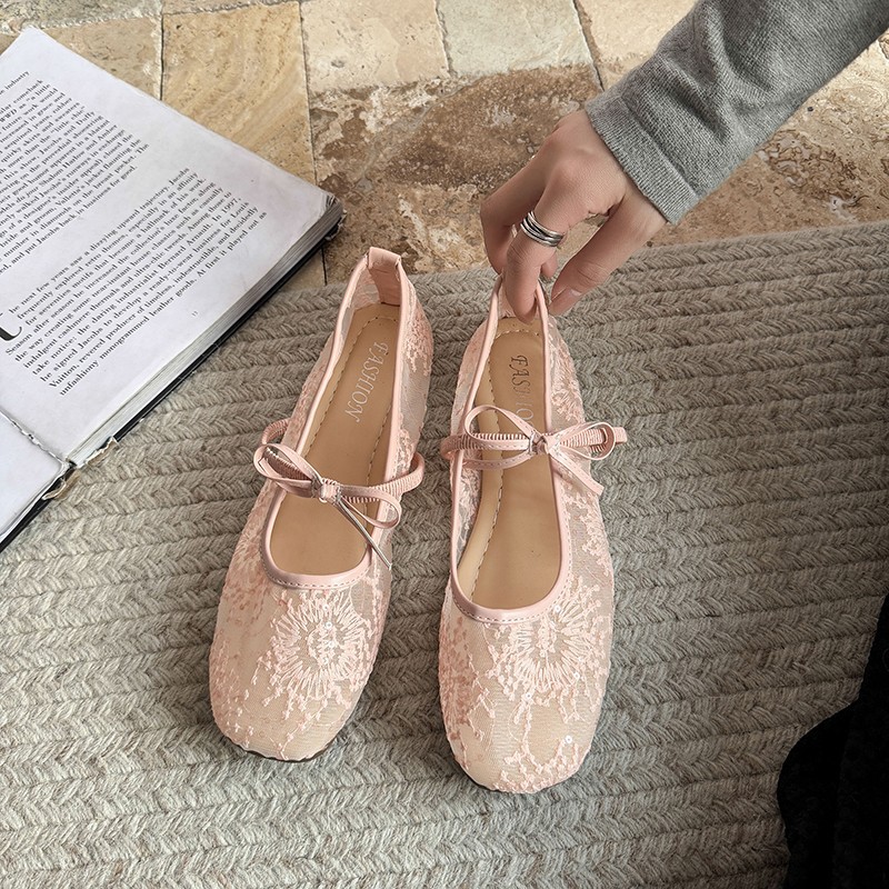 Damskie delikatne baleriny 202 – Embroidery Shoes recenzja i cena