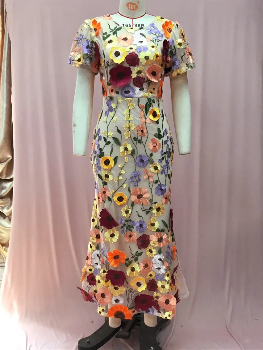 Letnia damska sukienka do kola – Embroidery Zara recenzja i cena