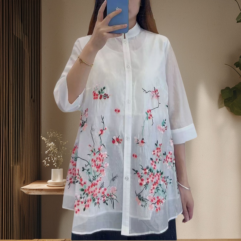Wysokiej jakości bluzka damska – Embroidery Men Shirt recenzja i cena