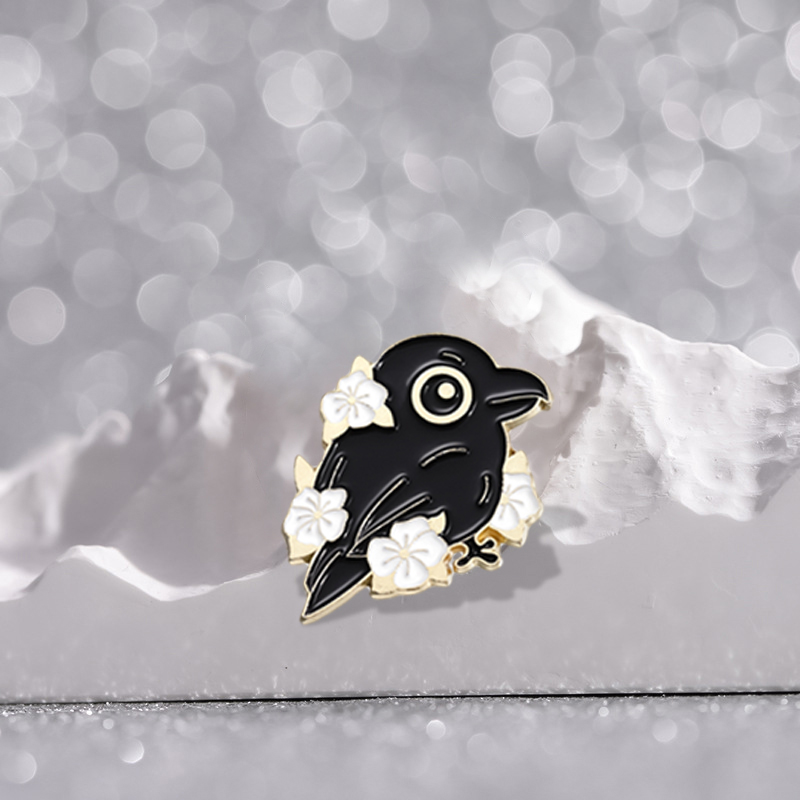 Punk Crow Wizard Enamel Pins C – Embroidery Logo recenzja i cena