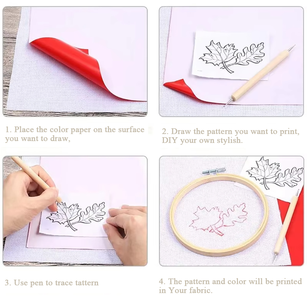 10 sztuk/zestaw Papier Karbono – Embroidery Web recenzja i cena