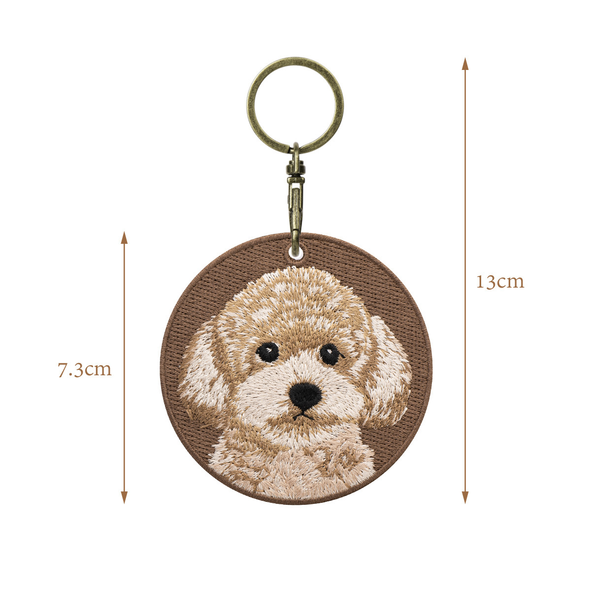 Brelok z haftowaną naszywką ps – Embroidery Xmas recenzja i cena