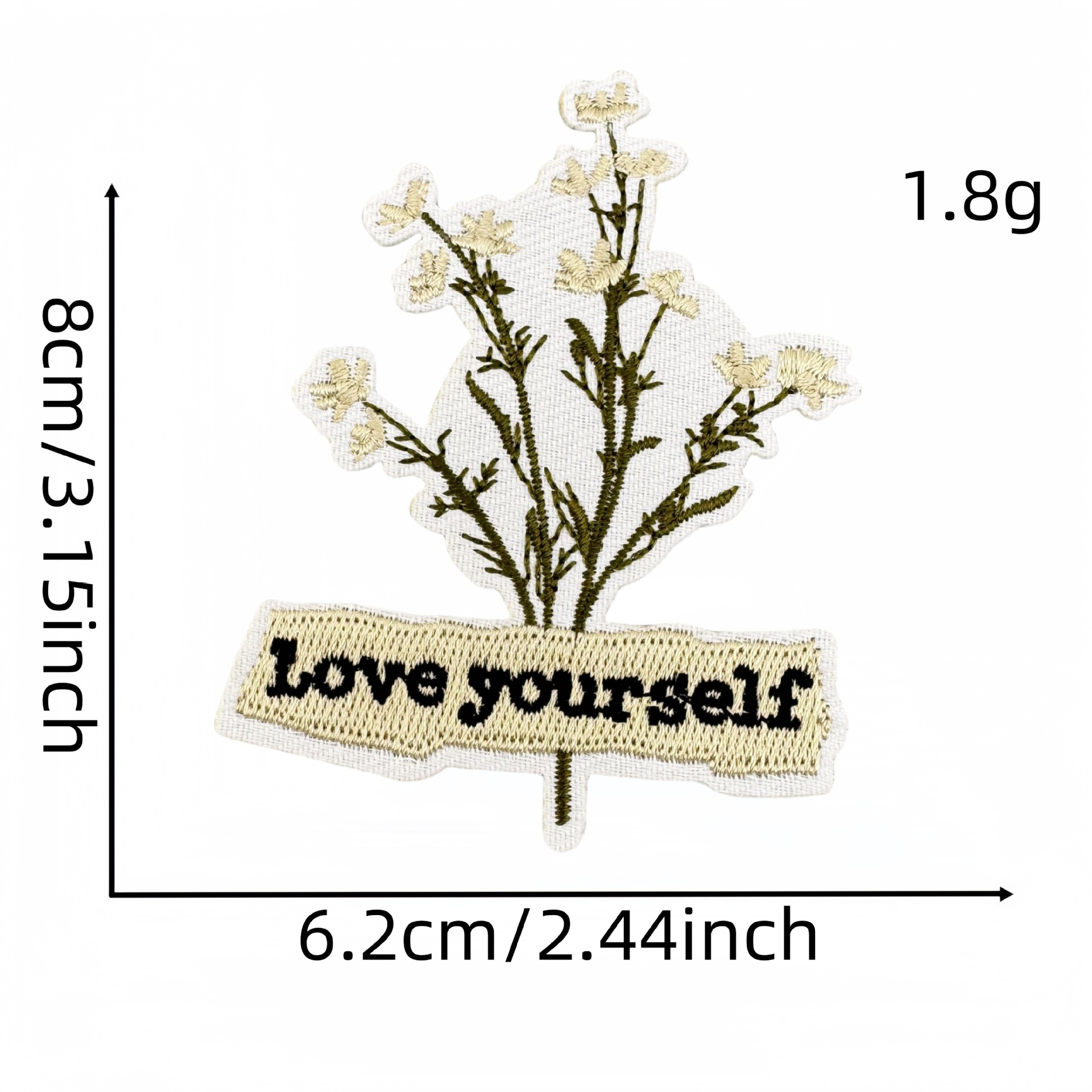 10szt Beżowo-żółte naszywki Wa – Embroidery Yellow Flower recenzja i cena
