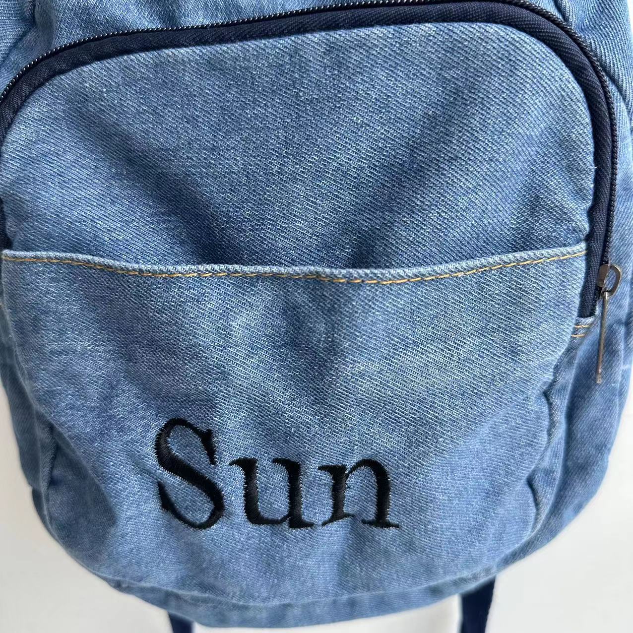 Plecak Denim dziewczęcy nowy t – Embroidery Simple recenzja i cena