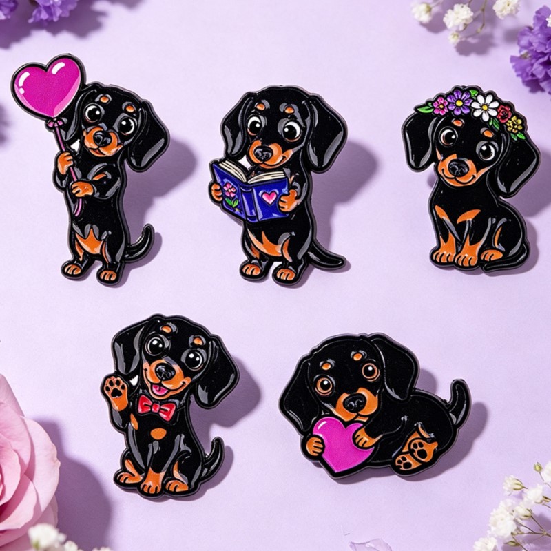 5 szt. Uroczy Zestaw Przypinek – Embroidery Textile recenzja i cena