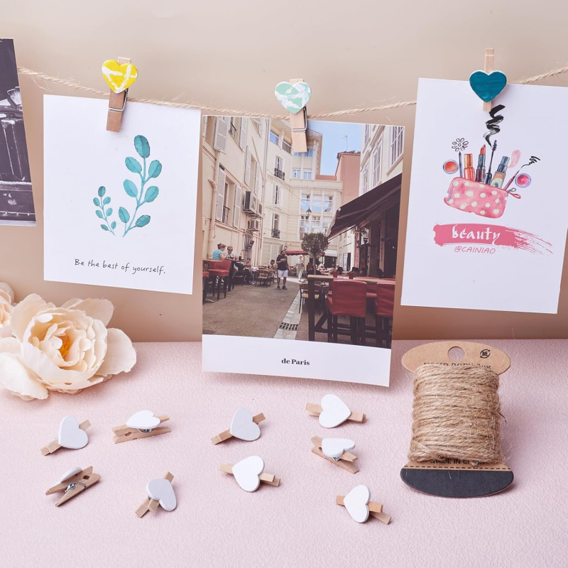 50 szt. Białe spinacze do ubra – Embroidery House recenzja i cena