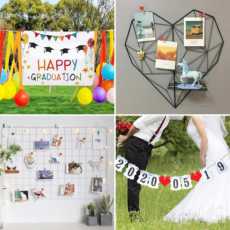 50 szt. Białe spinacze do ubra – Embroidery House recenzja i cena