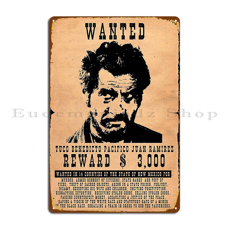 Wanted Tuco Ramirez Metalowy Z – Embroidery Studio recenzja i cena