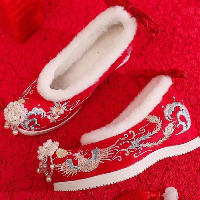 Zimowe buty Hanfu damskie, chi – Embroidery Shoes recenzja i cena