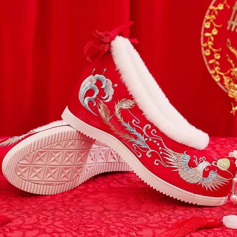 Zimowe buty Hanfu damskie, chi – Embroidery Shoes recenzja i cena
