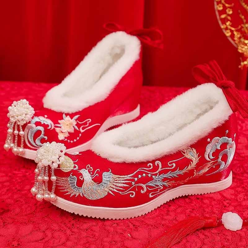 Zimowe buty Hanfu damskie, chi – Embroidery Shoes recenzja i cena
