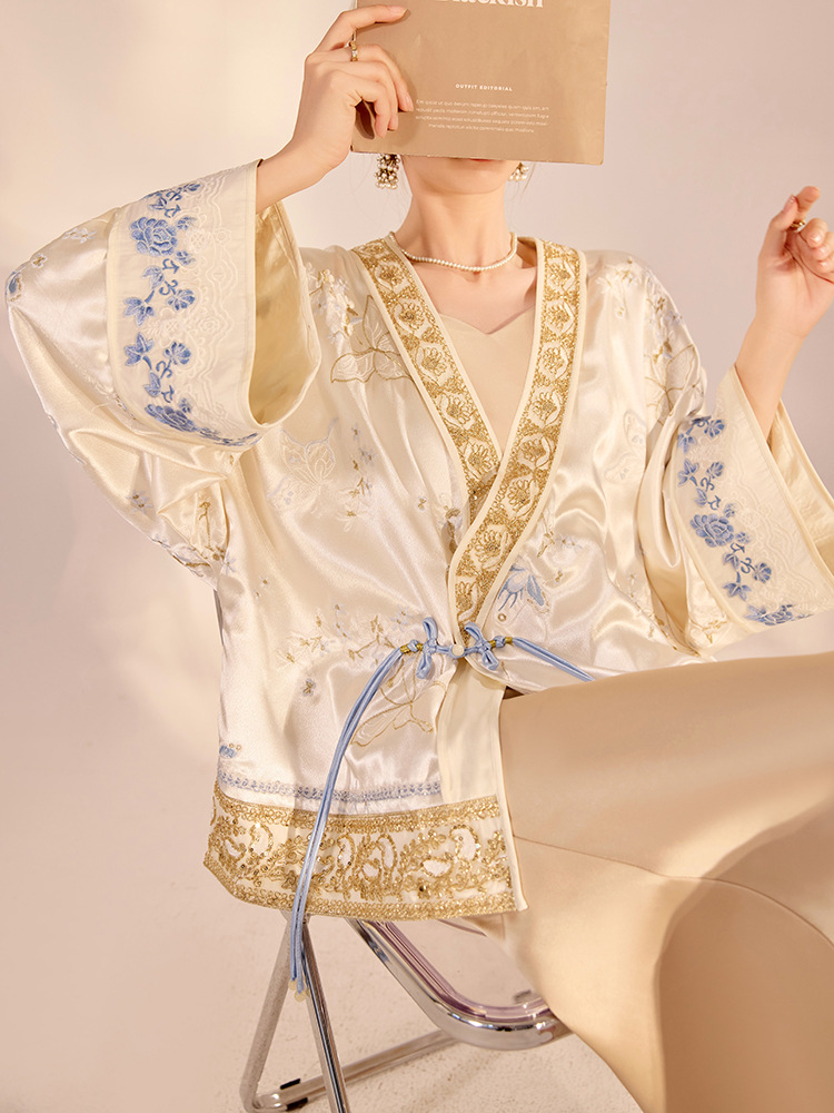 Wiosenna luksusowa kurtka dams – Embroidery Jacket recenzja i cena
