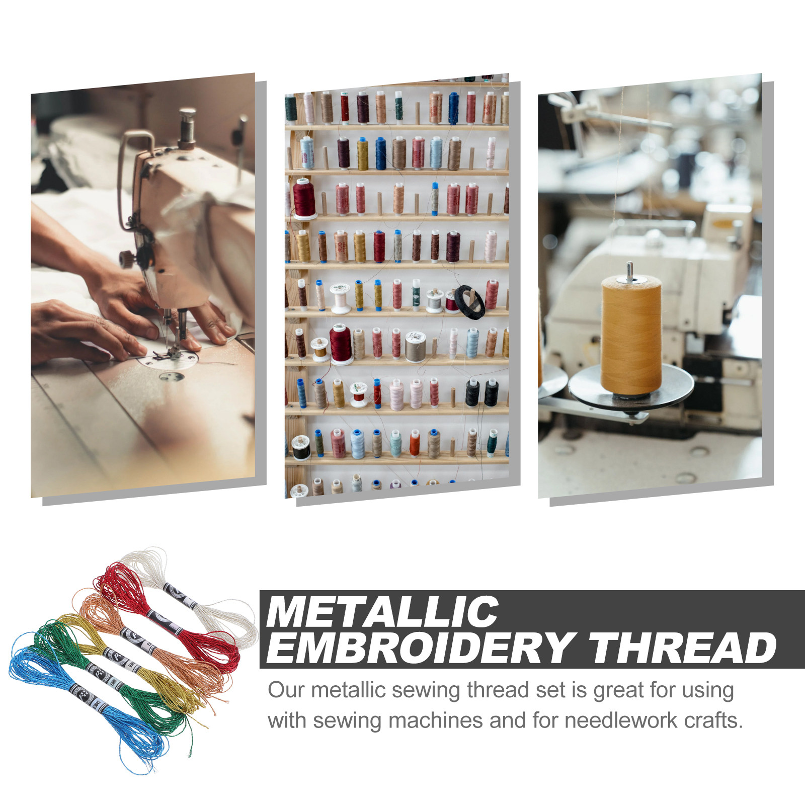 6 szt. Błyszcząca metaliczna n – Embroidery Floss recenzja i cena
