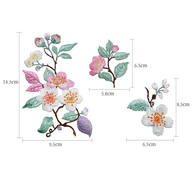 1 szt. Naszywka z kwiatowym ha – Embroidery Flower Pattern recenzja i cena