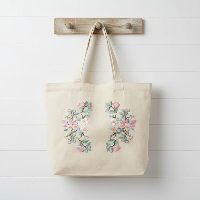 1 szt. Naszywka z kwiatowym ha – Embroidery Flower Pattern recenzja i cena
