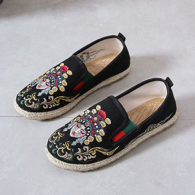 Damskie płaskie buty z haftowa – Embroidery Shoes recenzja i cena