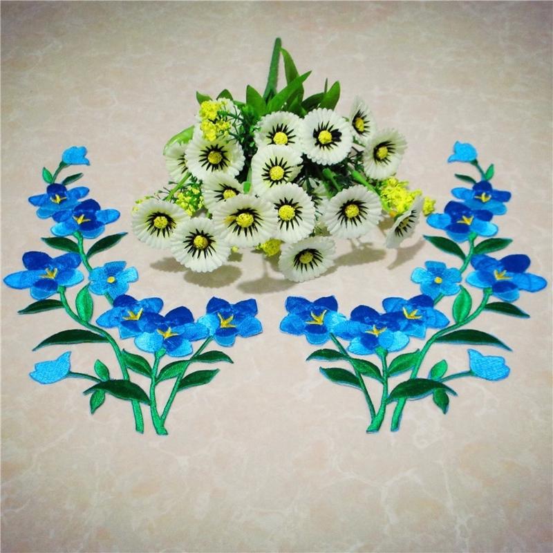 1/2 szt. Ładna niebieska naszy – Embroidery Flower Pattern recenzja i cena