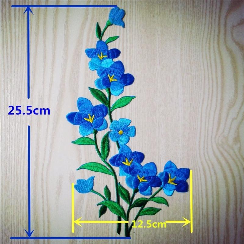 1/2 szt. Ładna niebieska naszy – Embroidery Flower Pattern recenzja i cena