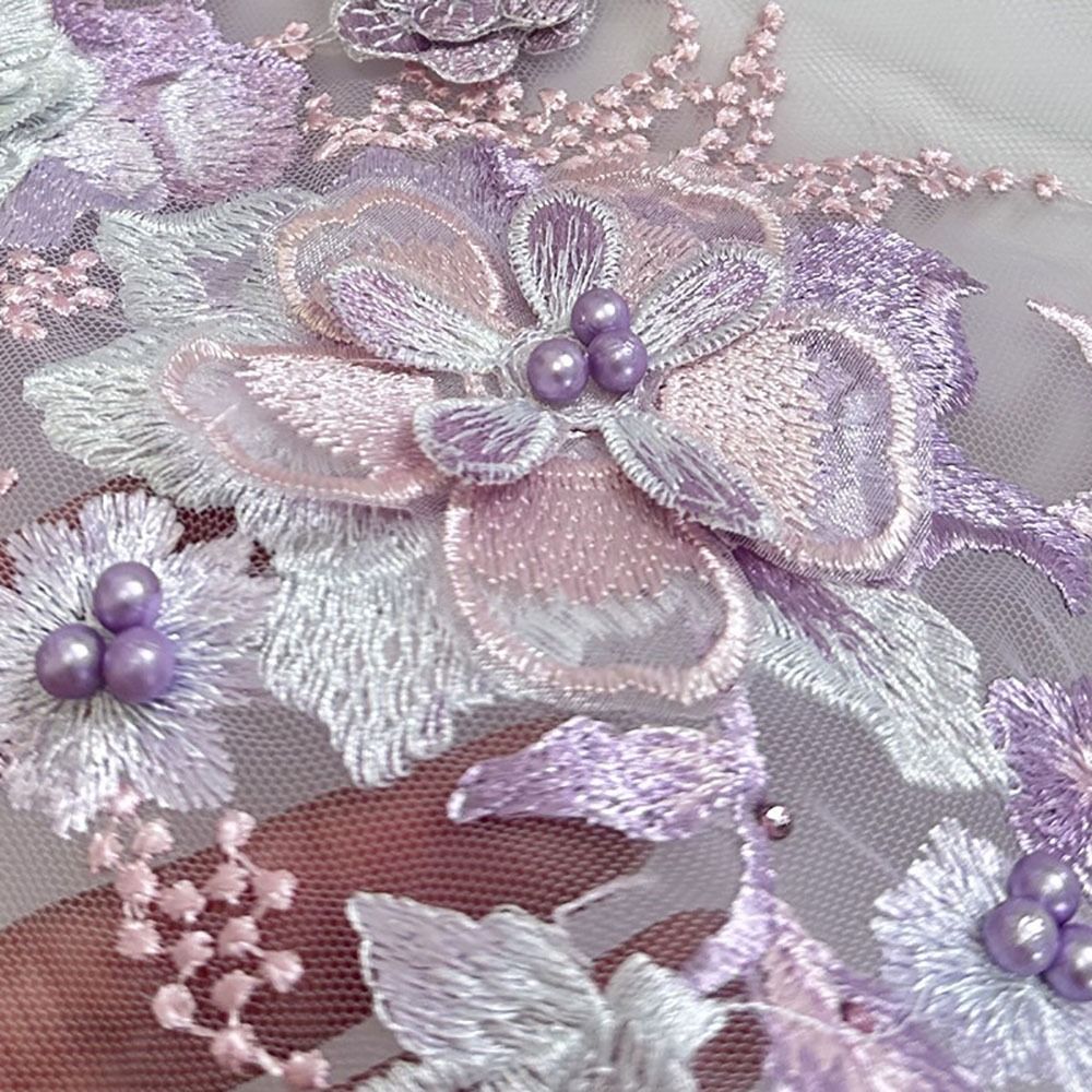 Eleganckie, kolorowe naszywki  – Embroidery Flower Pattern recenzja i cena