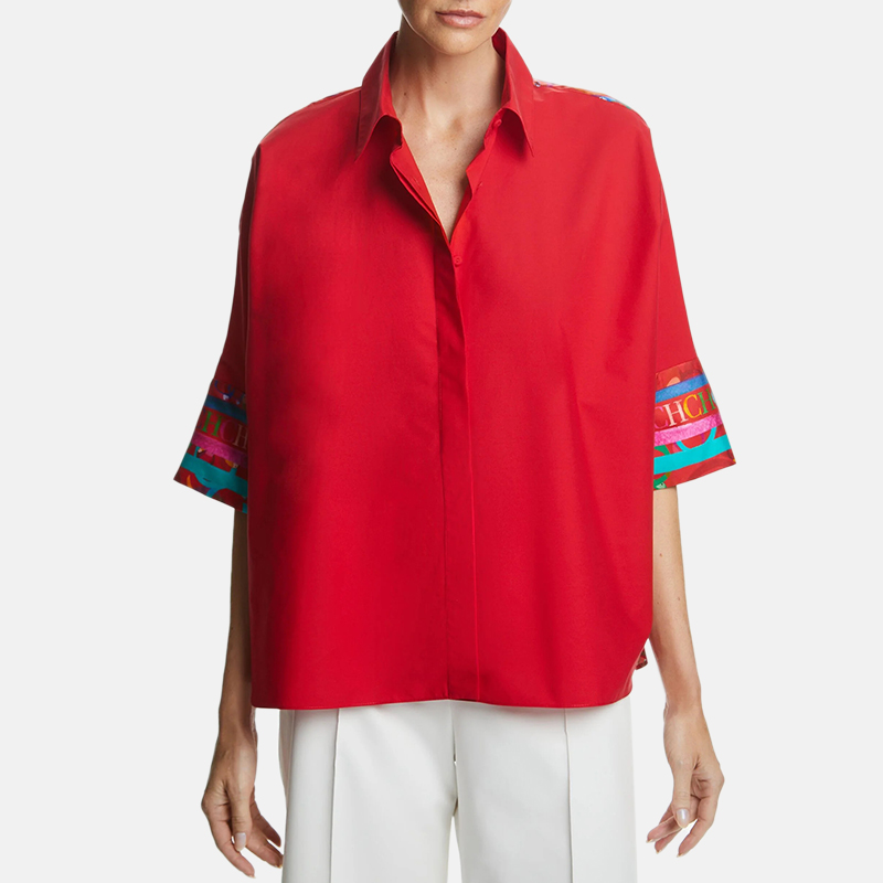 Koszule damskie Casualowa bluz – Embroidery Motif recenzja i cena