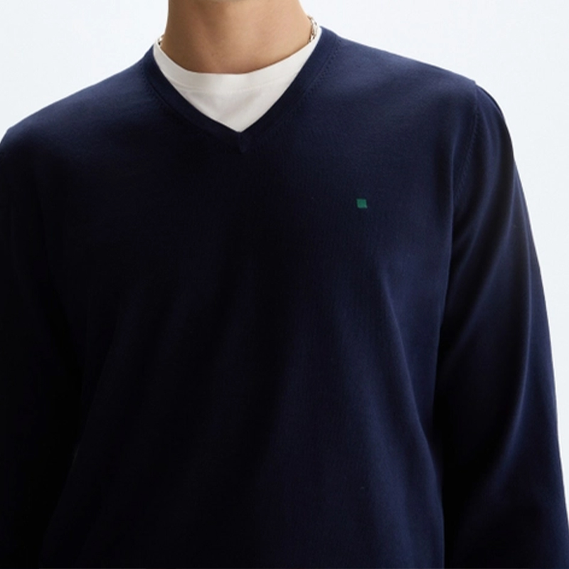 Męski sweter z dzianiny z deko – Embroidery Logo recenzja i cena