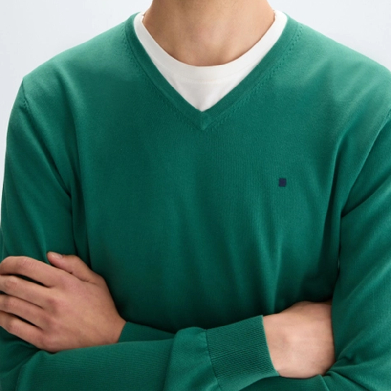 Męski sweter z dzianiny z deko – Embroidery Logo recenzja i cena