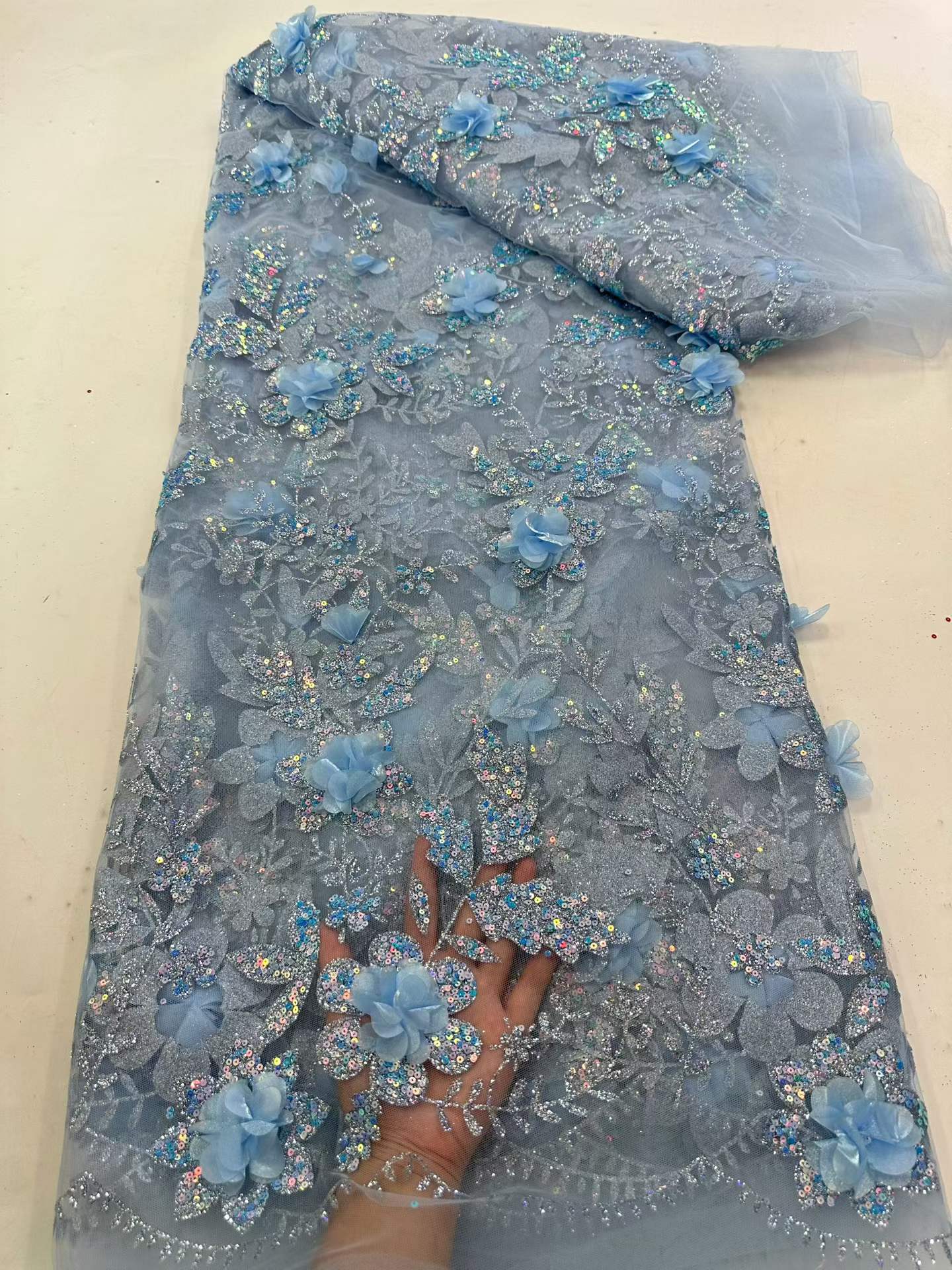Afrykańska koronka haftowana c – Embroidery Flower Pattern recenzja i cena