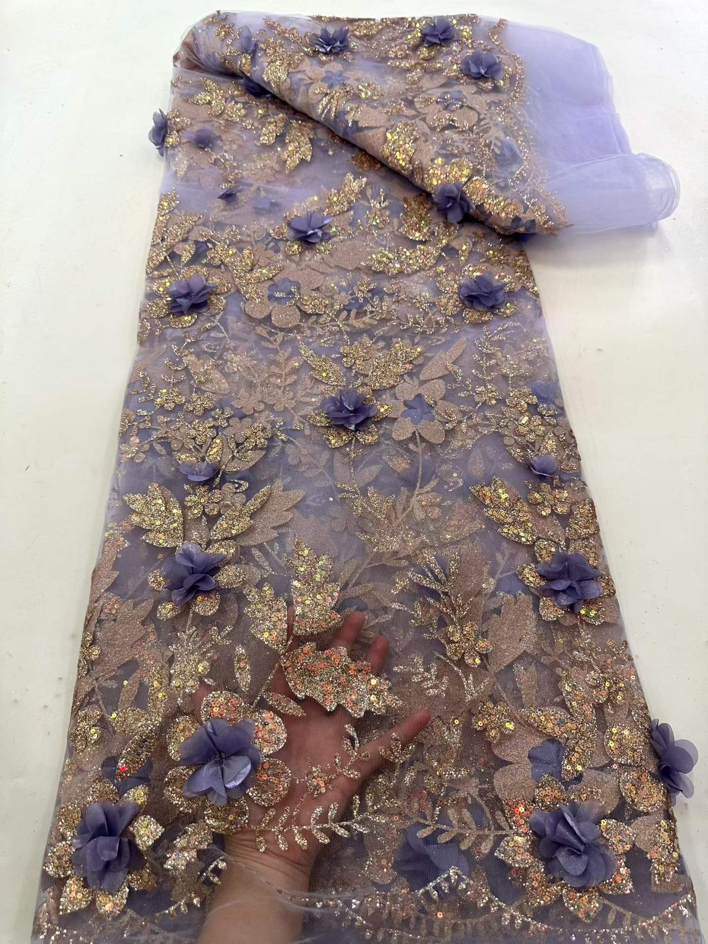 Afrykańska koronka haftowana c – Embroidery Flower Pattern recenzja i cena
