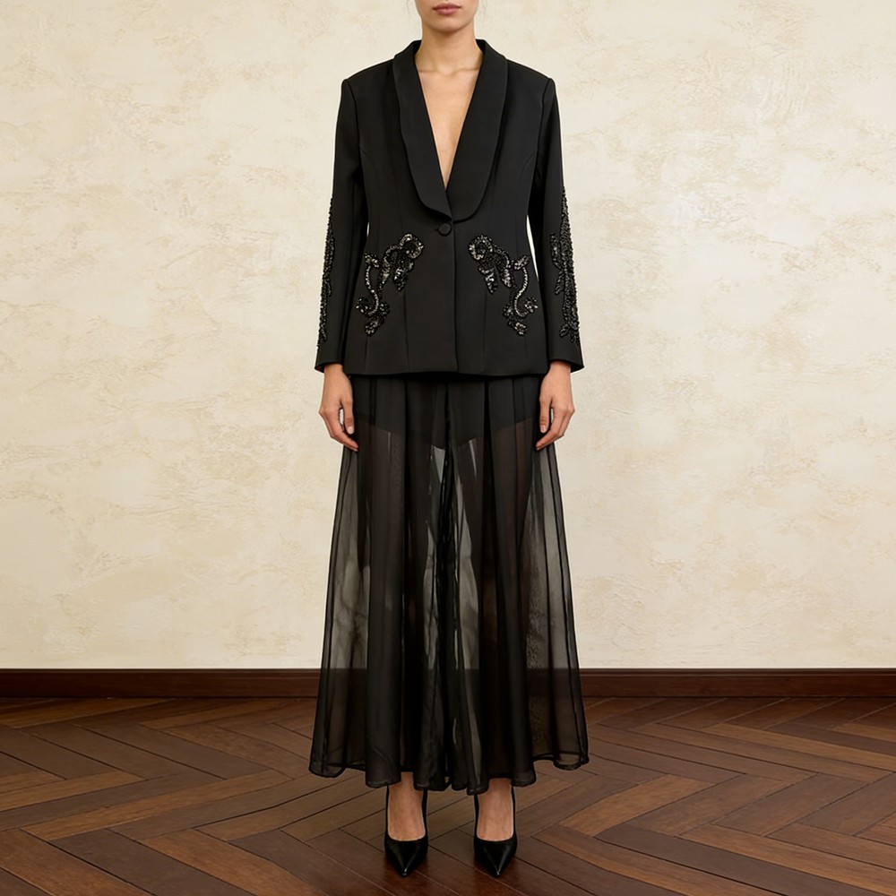TWOTWINSTYLE Solidny Zestaw Dw – Embroidery Jacket recenzja i cena