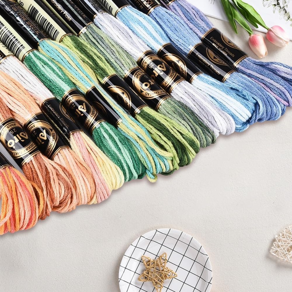 12 motków, 105 jardów, mulina  – Embroidery Floss recenzja i cena