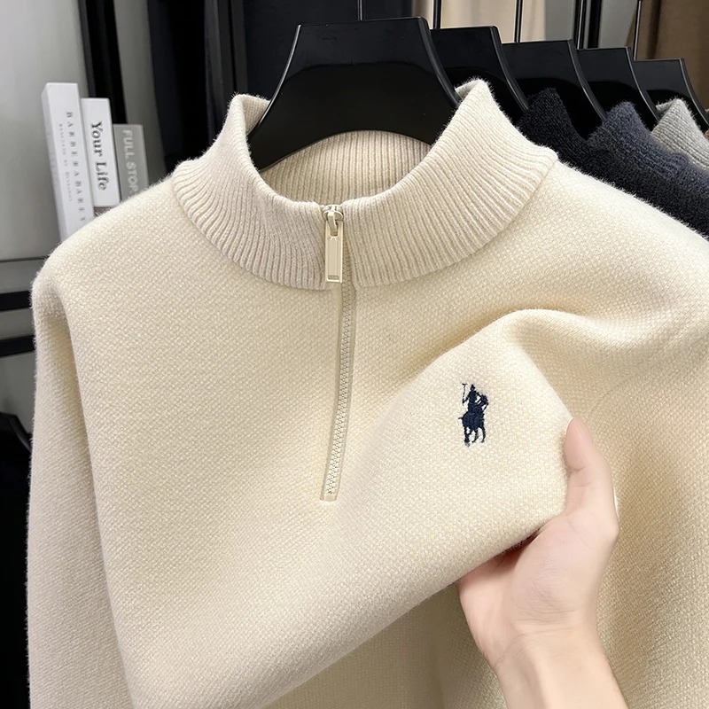 Wysokiej jakości sweter męski  – Embroidery Logo recenzja i cena