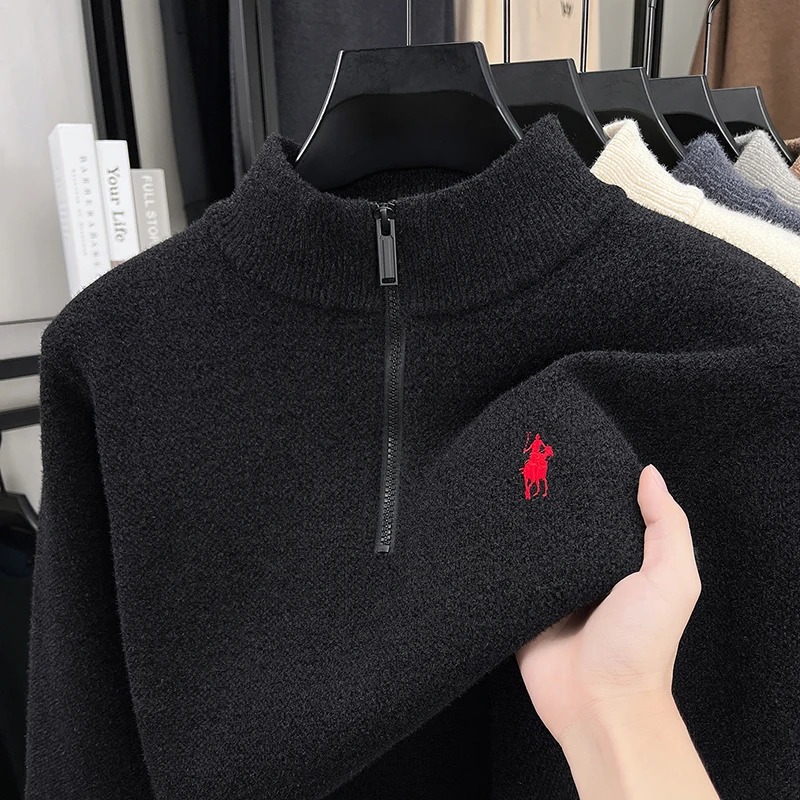 Wysokiej jakości sweter męski  – Embroidery Logo recenzja i cena