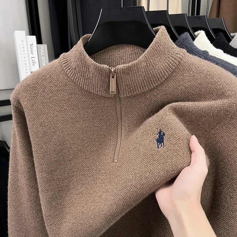 Wysokiej jakości sweter męski  – Embroidery Logo recenzja i cena