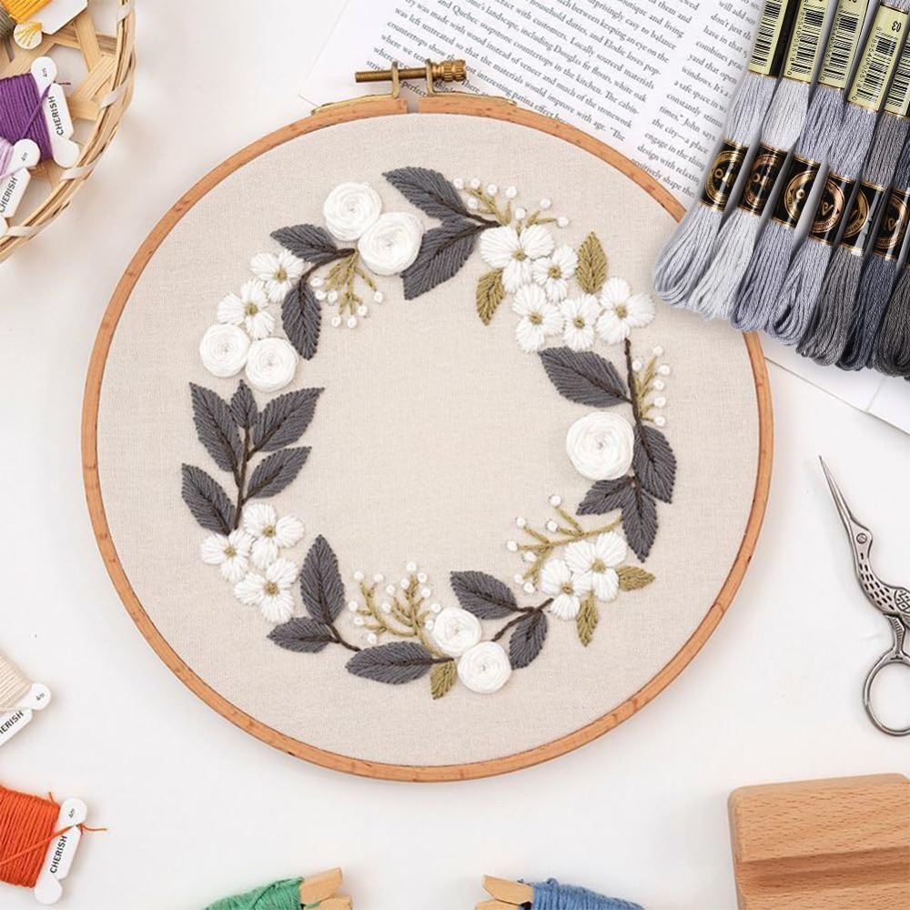 8 wężyków 70 jardów Szare bran – Embroidery Floss recenzja i cena