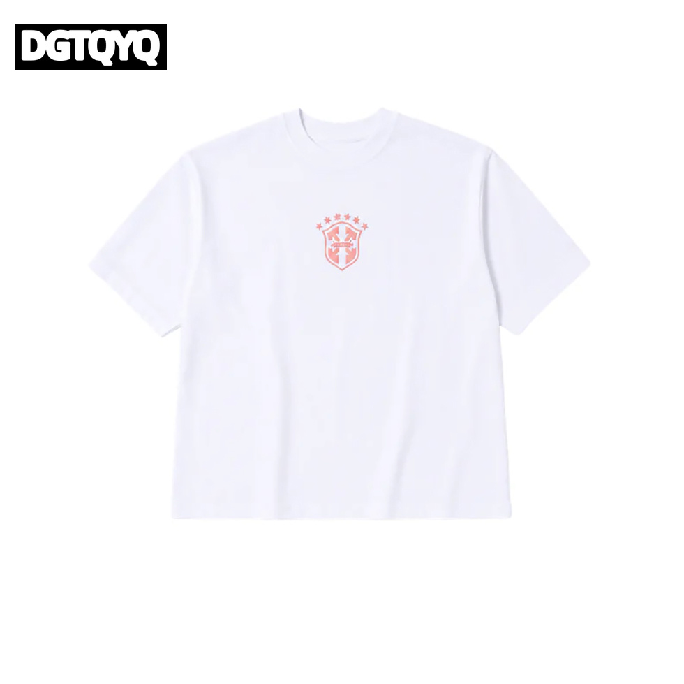 Męskie letnie nowe różowe haft – Embroidery Men Shirt recenzja i cena
