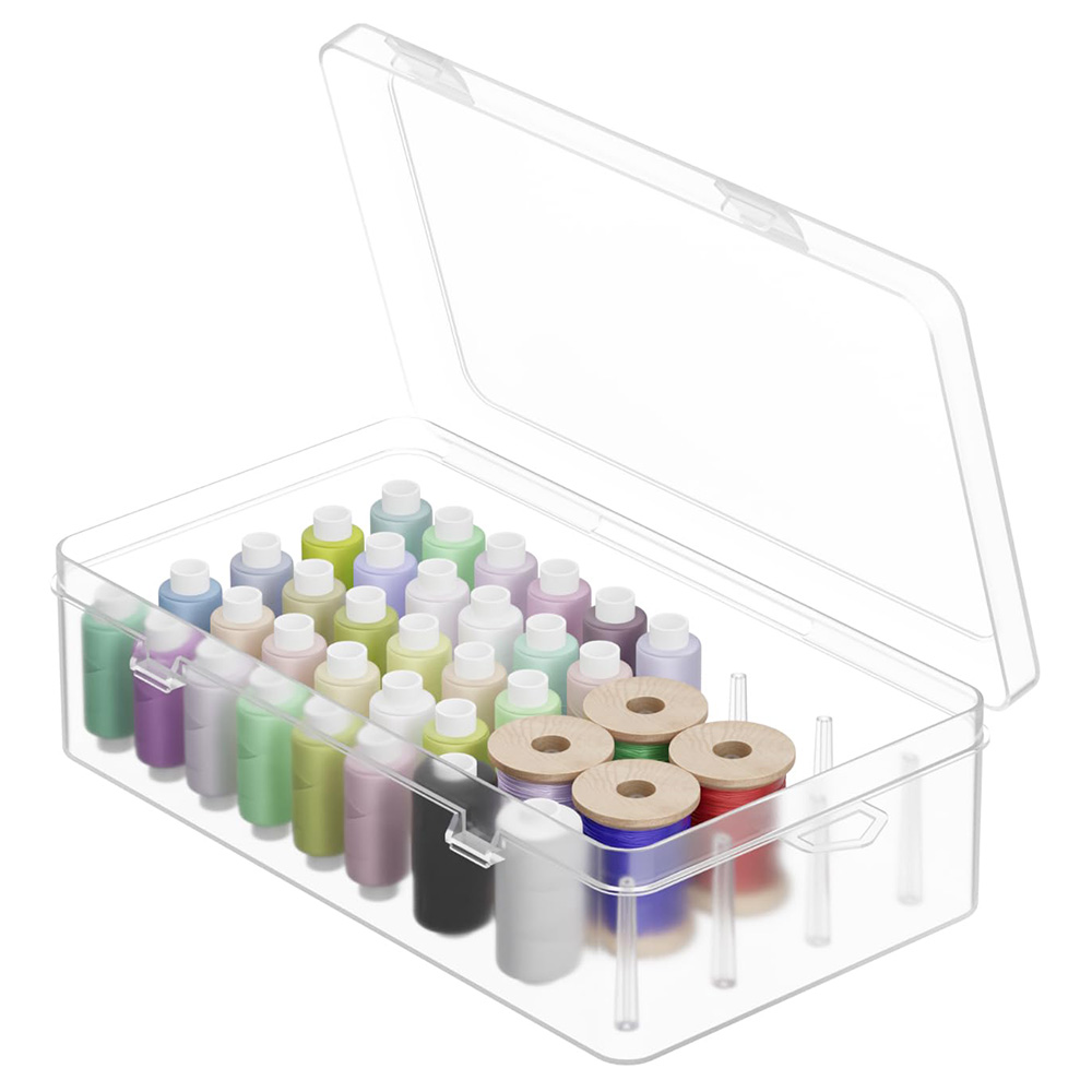Przezroczyste plastikowe pudeł – Embroidery Floss recenzja i cena
