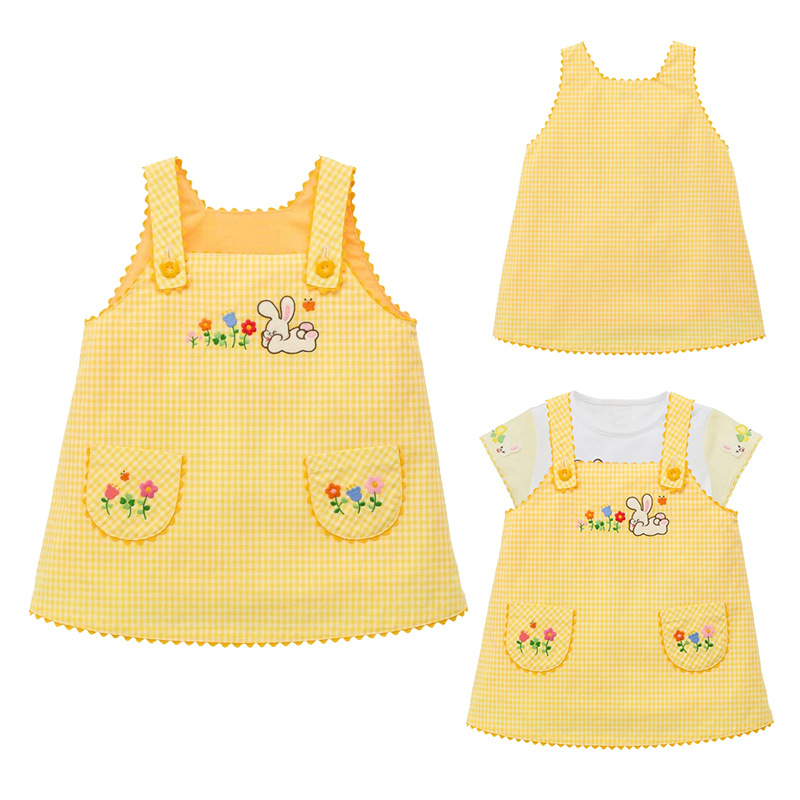 Sukienka ogrodniczka dla dziew – Embroidery Yellow Flower recenzja i cena
