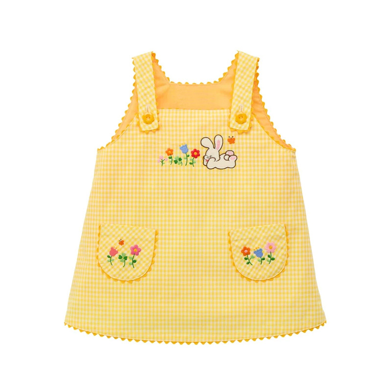 Sukienka ogrodniczka dla dziew – Embroidery Yellow Flower recenzja i cena