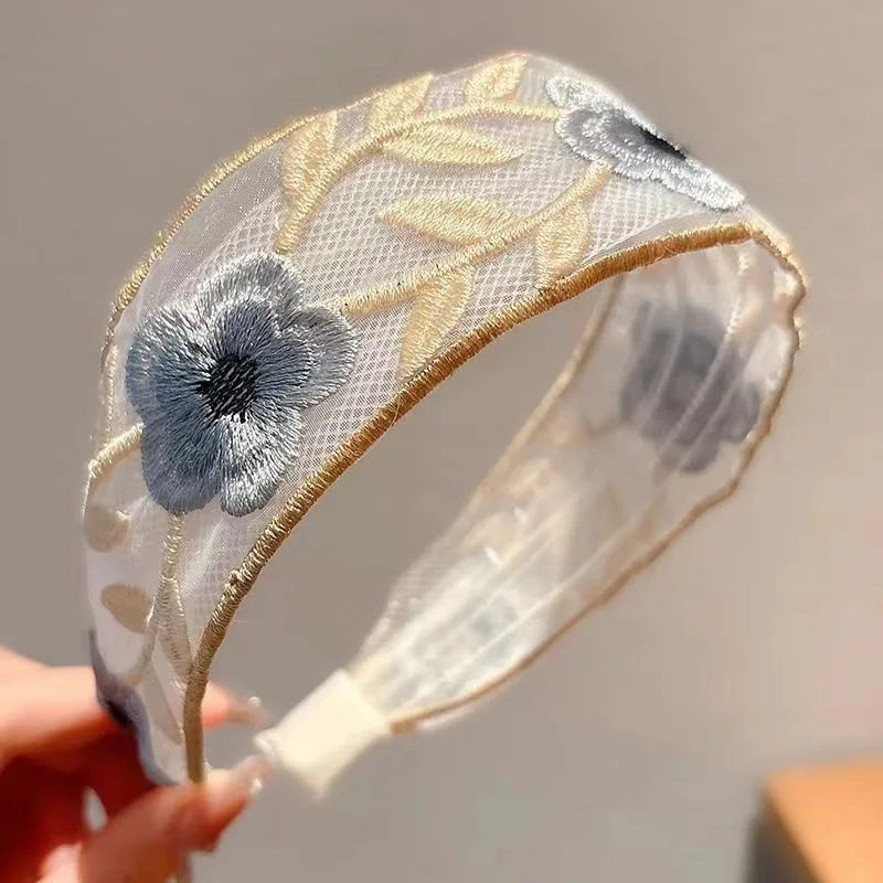 1/3 szt. Elegancka szyfonowa o – Embroidery Motif recenzja i cena
